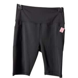 LEG3ND Women's Sporty Athletic Cycling Reflective Bike Shorts Sz M NWT